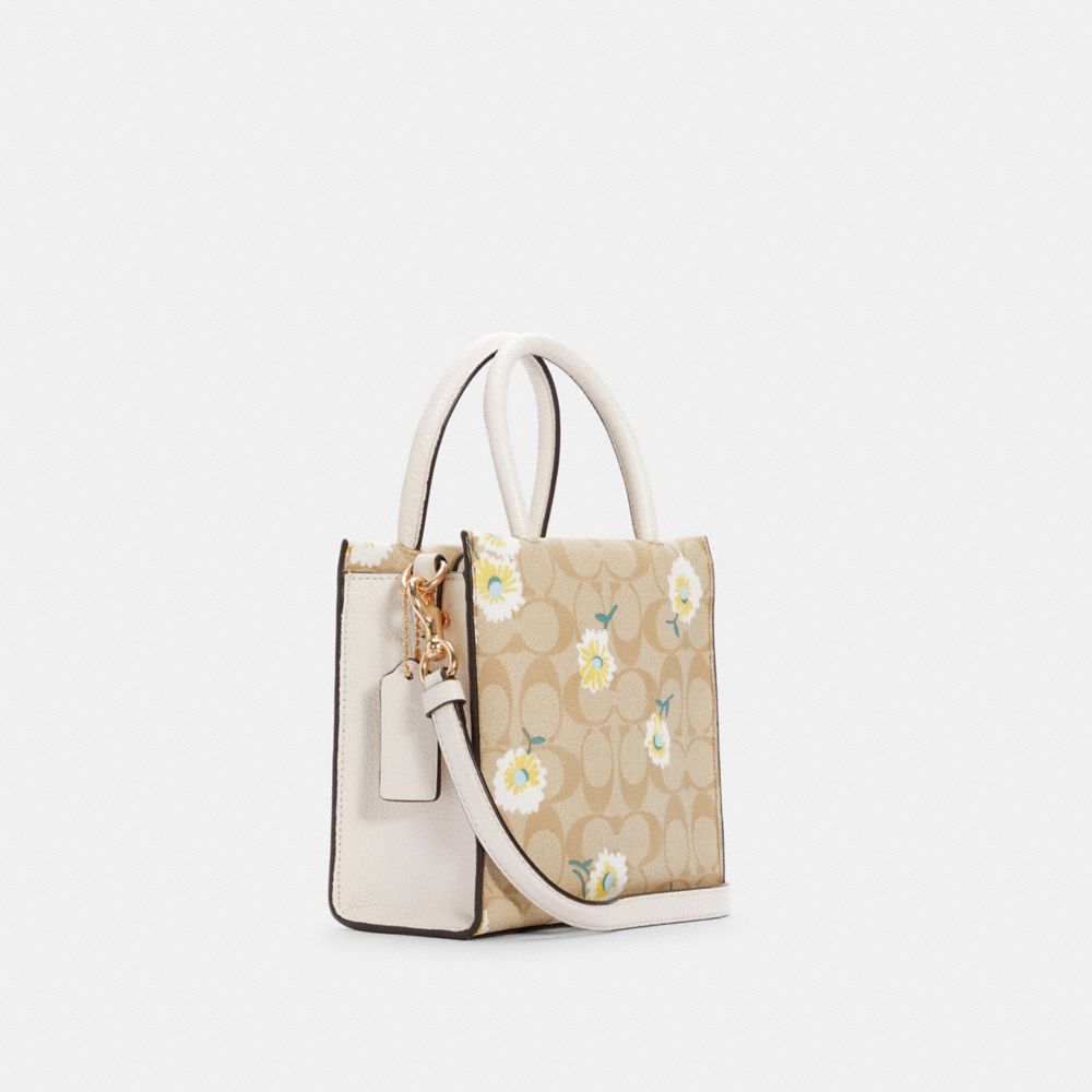 Buy the Coach Gallery Tote Bag Purse in Daisy Print Signature