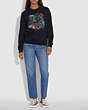 COACH®,A LOVE LETTER TO NEW YORK SWEATSHIRT,cotton,Black,Scale View