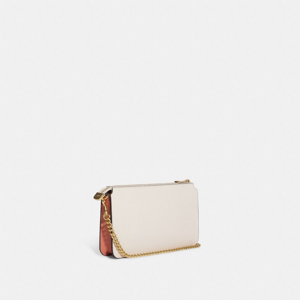 Coach Poppy Crossbody With Card Case In Blocked Signature Canvas