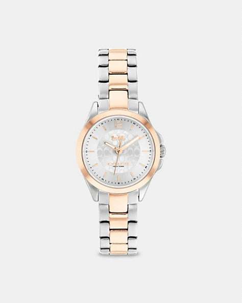 COACH®,LIBBY WATCH, 26MM,Metal,Two Tone,Front View