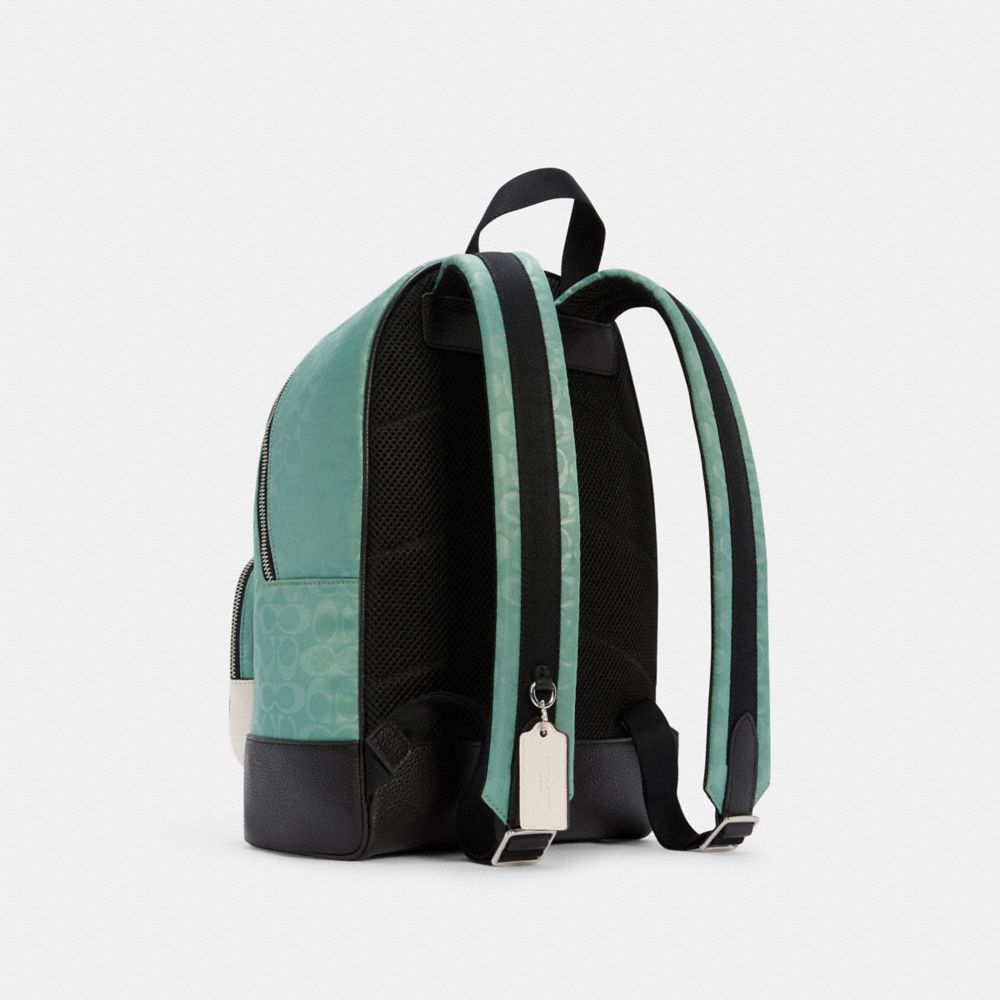 Court Backpack In Colorblock Signature Nylon