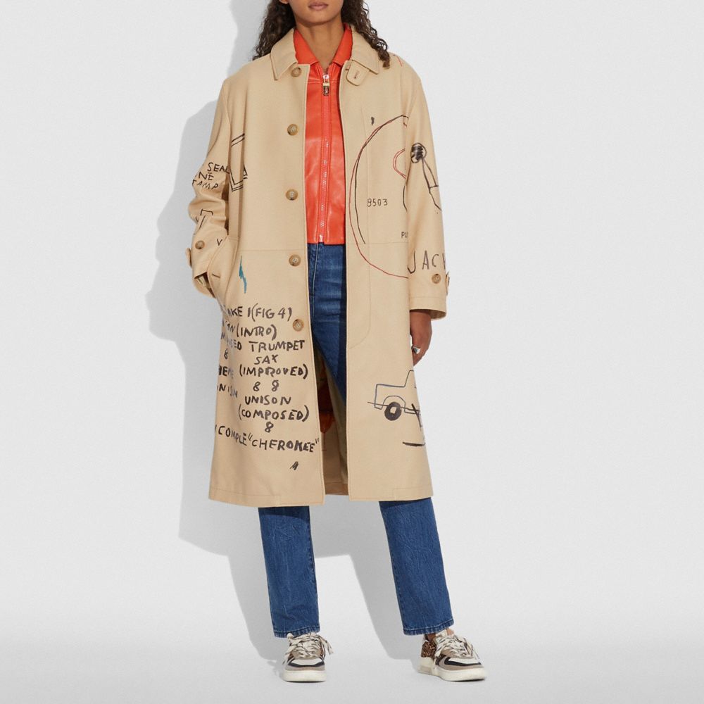 Coach X Jean Michel Basquiat Coat