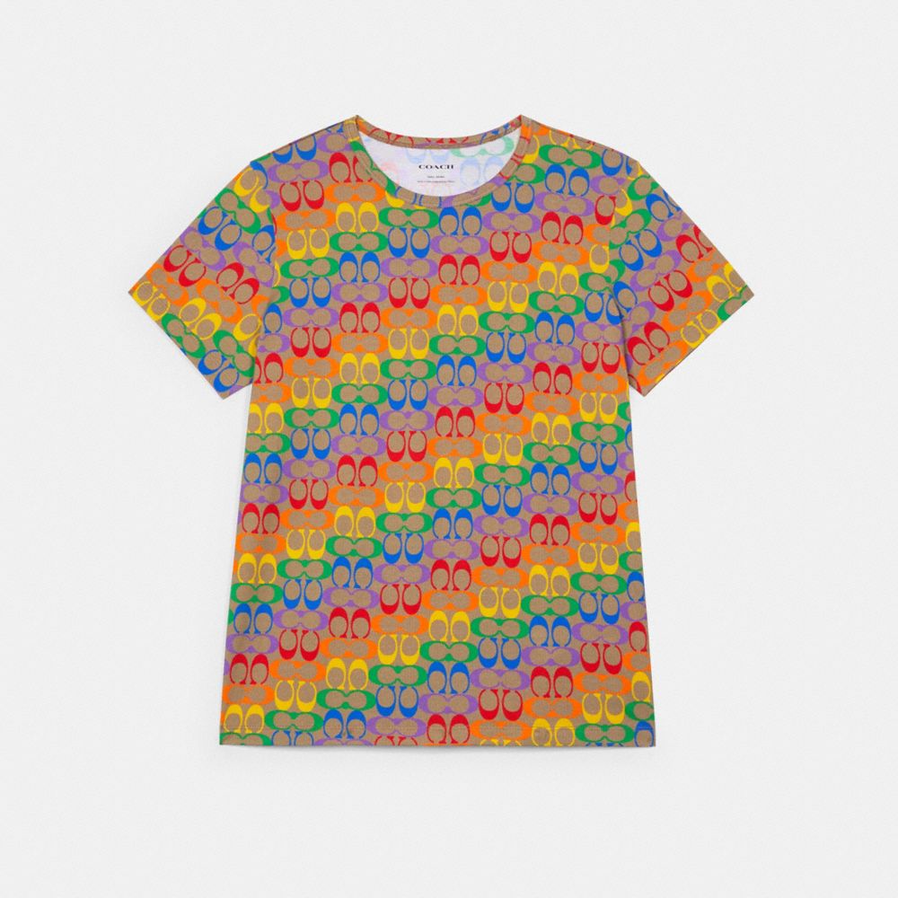 COACH® | Rainbow Signature T Shirt