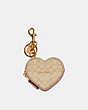 Heart Pouch Bag Charm In Signature Canvas