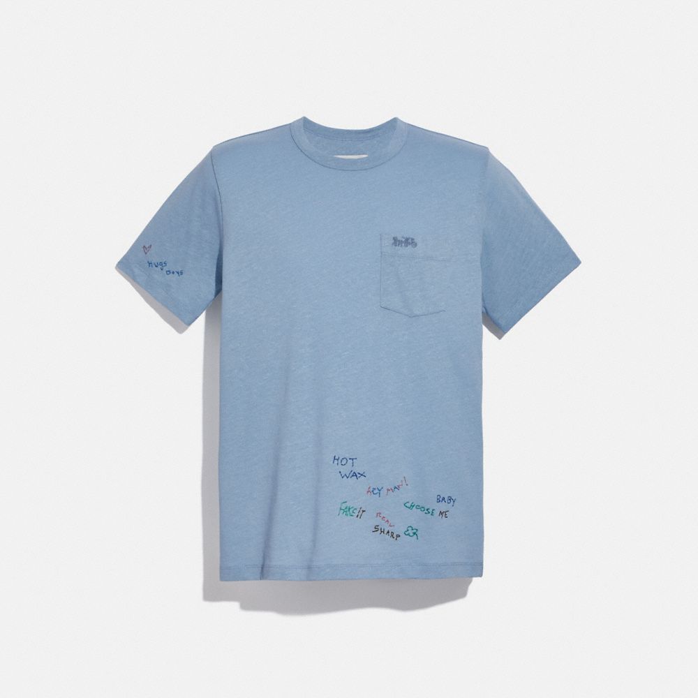 coach Tシャツ 刺繍 ロゴ COACH(コーチ) / ロゴ刺繍/Tシャツ/M/コットン/ホワイト/23011