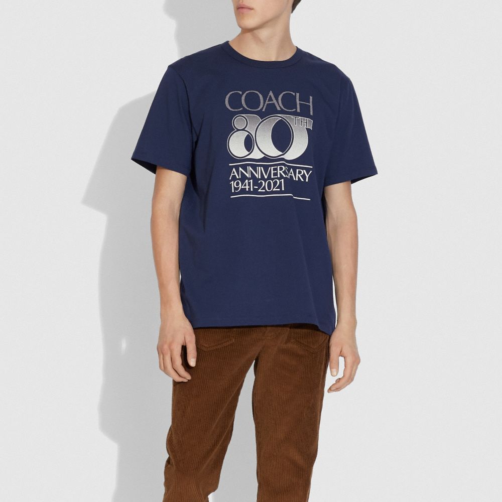 COACH®,Coach 80 Th Anniversary T Shirt,,Scale View