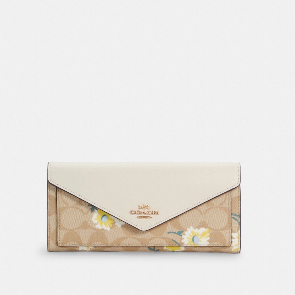 Coach small envelope cheap wallet