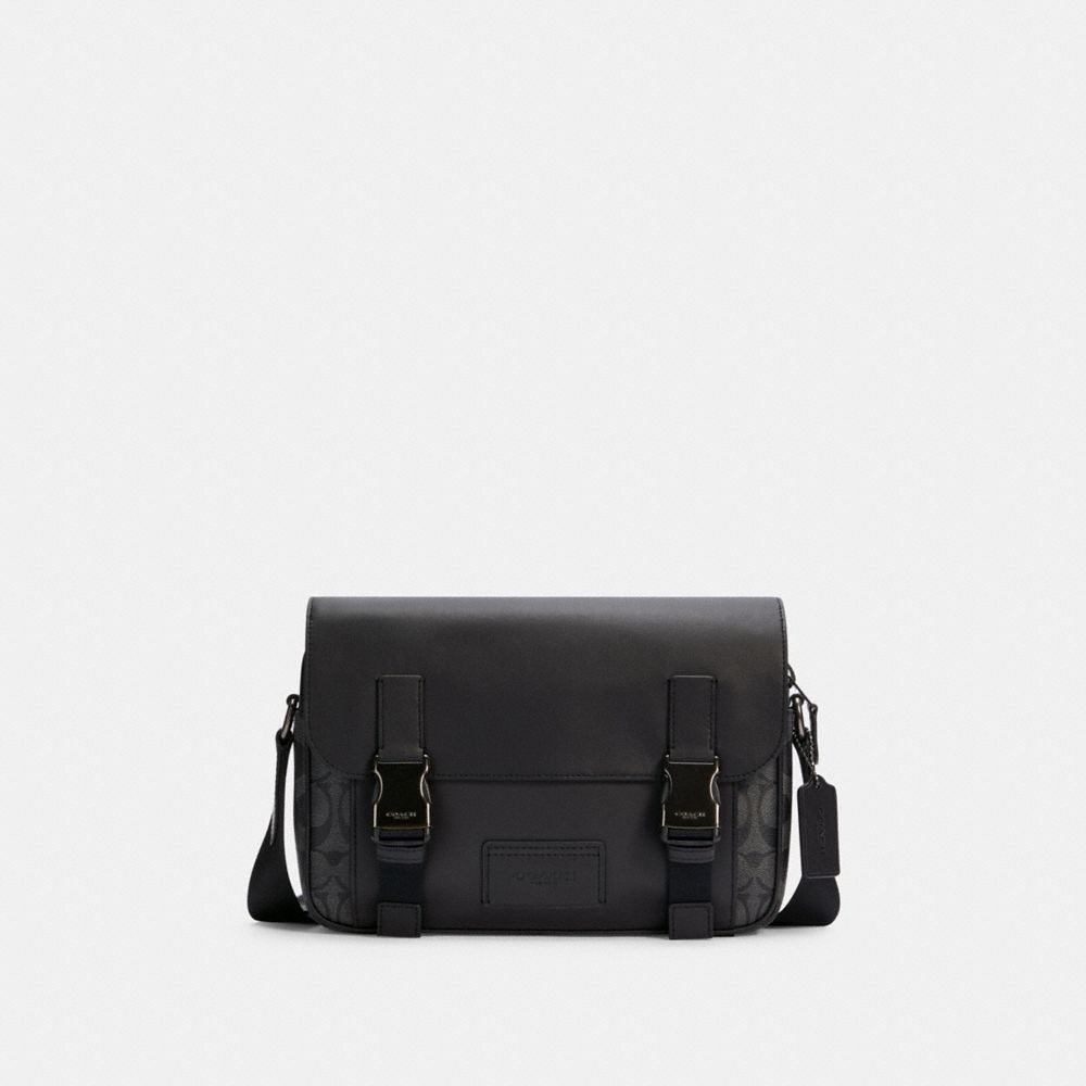 COACH®,Cuir,Bronze Industriel/Anthracite/Noir,Front View