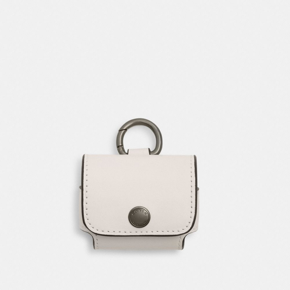 Coach Outlet Large Wireless Earbud Case In White