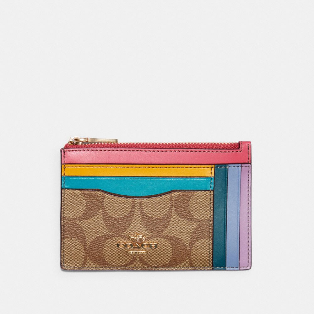 Mini skinny id case coach outlet new arrivals