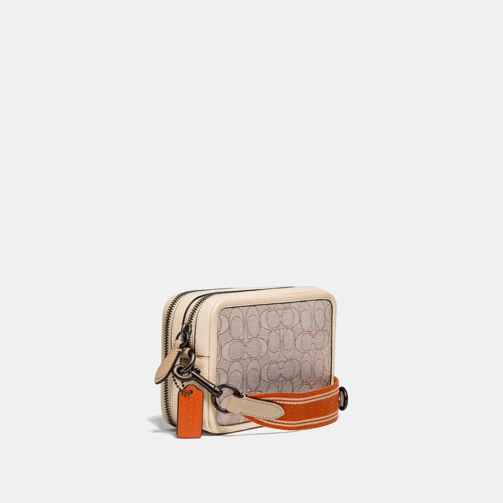 COACH®,Charter Crossbody Bag In Signature Jacquard,,Angle View