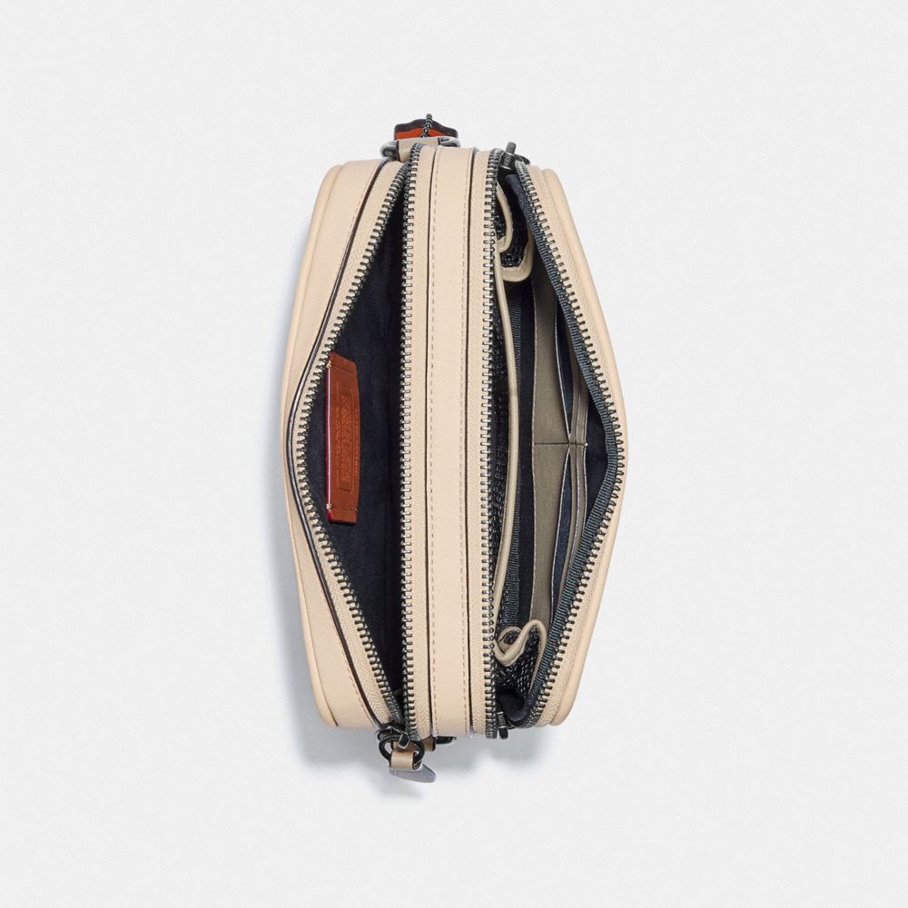COACH®,Charter Crossbody Bag In Signature Jacquard,,Inside View,Top View