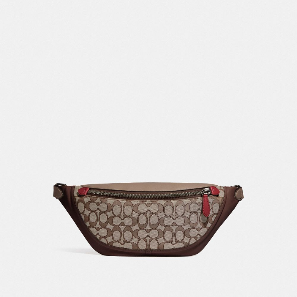 COACH League Belt Bag In Signature Jacquard