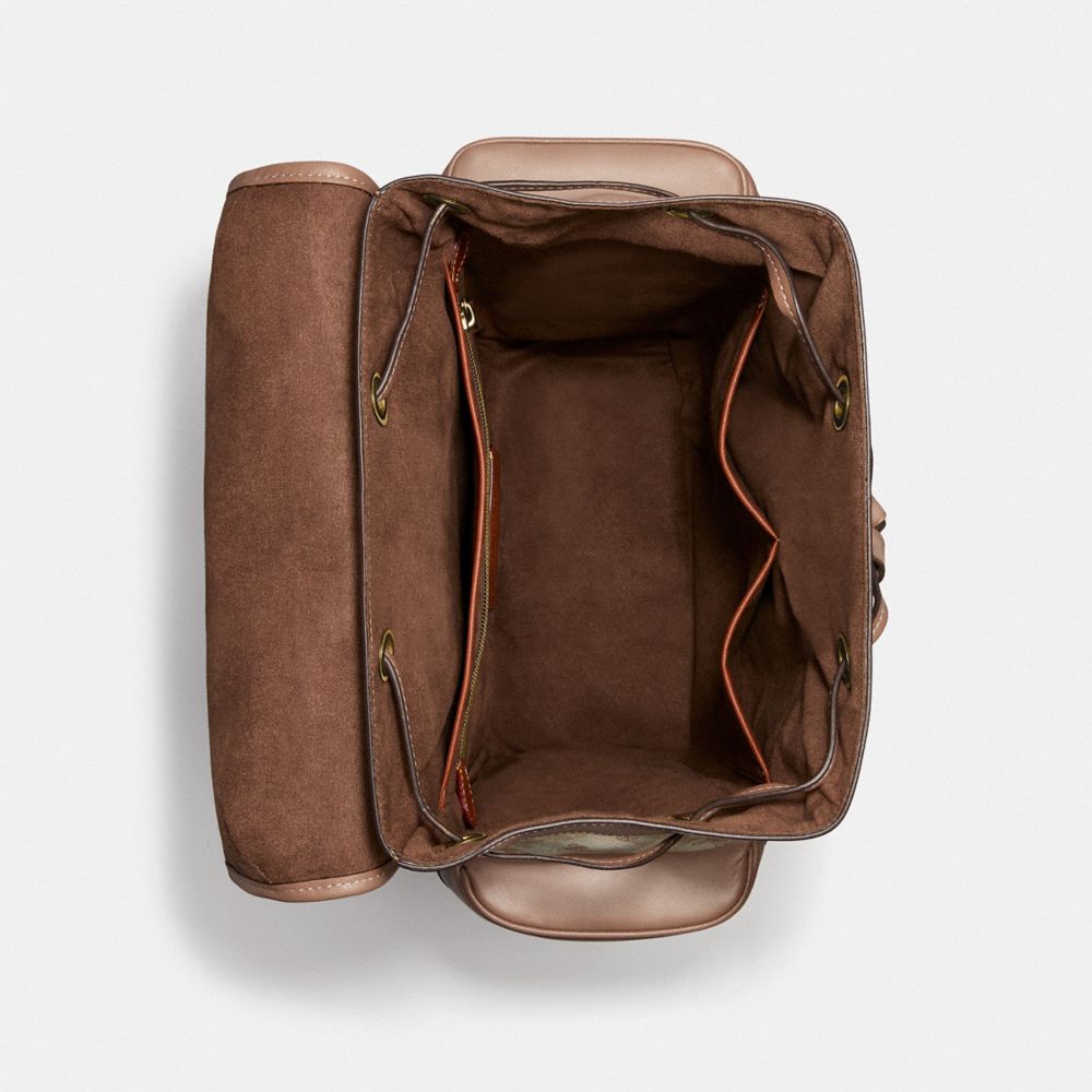 Hitch Backpack With Horse And Carriage Print
