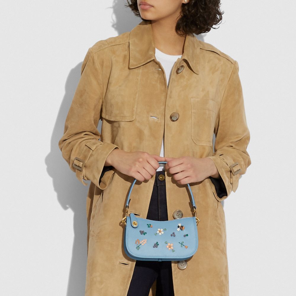 Swinger Bag 20 With Floral Embroidery
