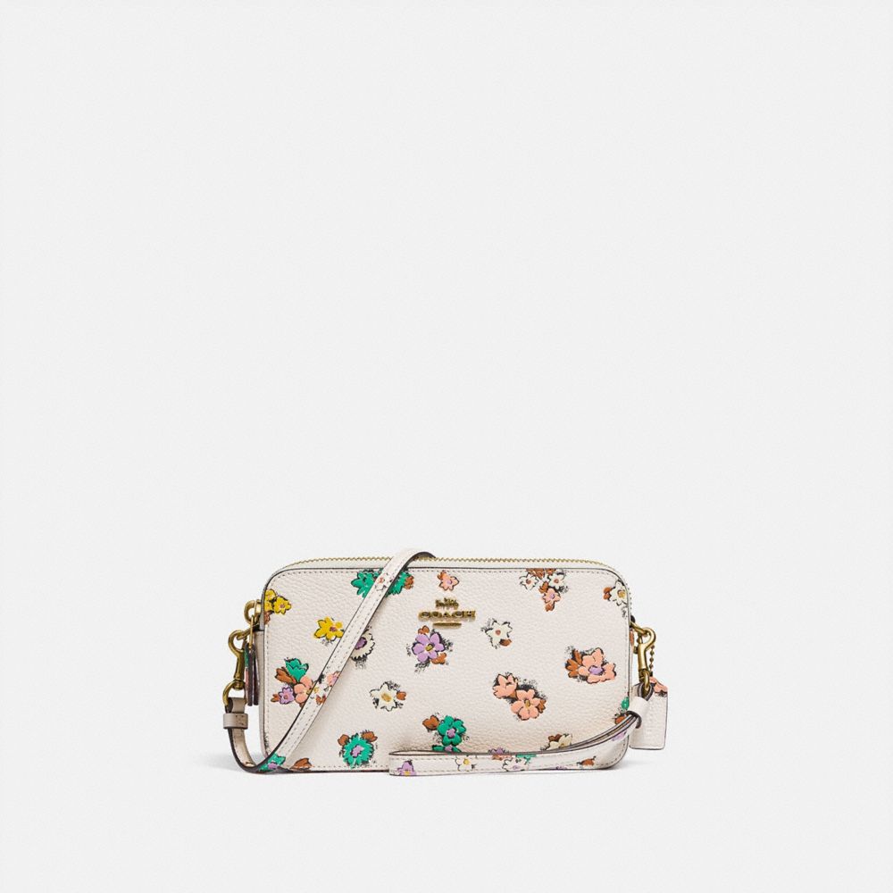 Coach crossbody floral discount print