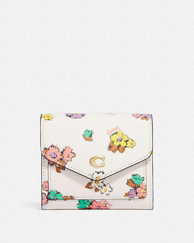 Wyn Small Wallet With Floral Print | COACH®