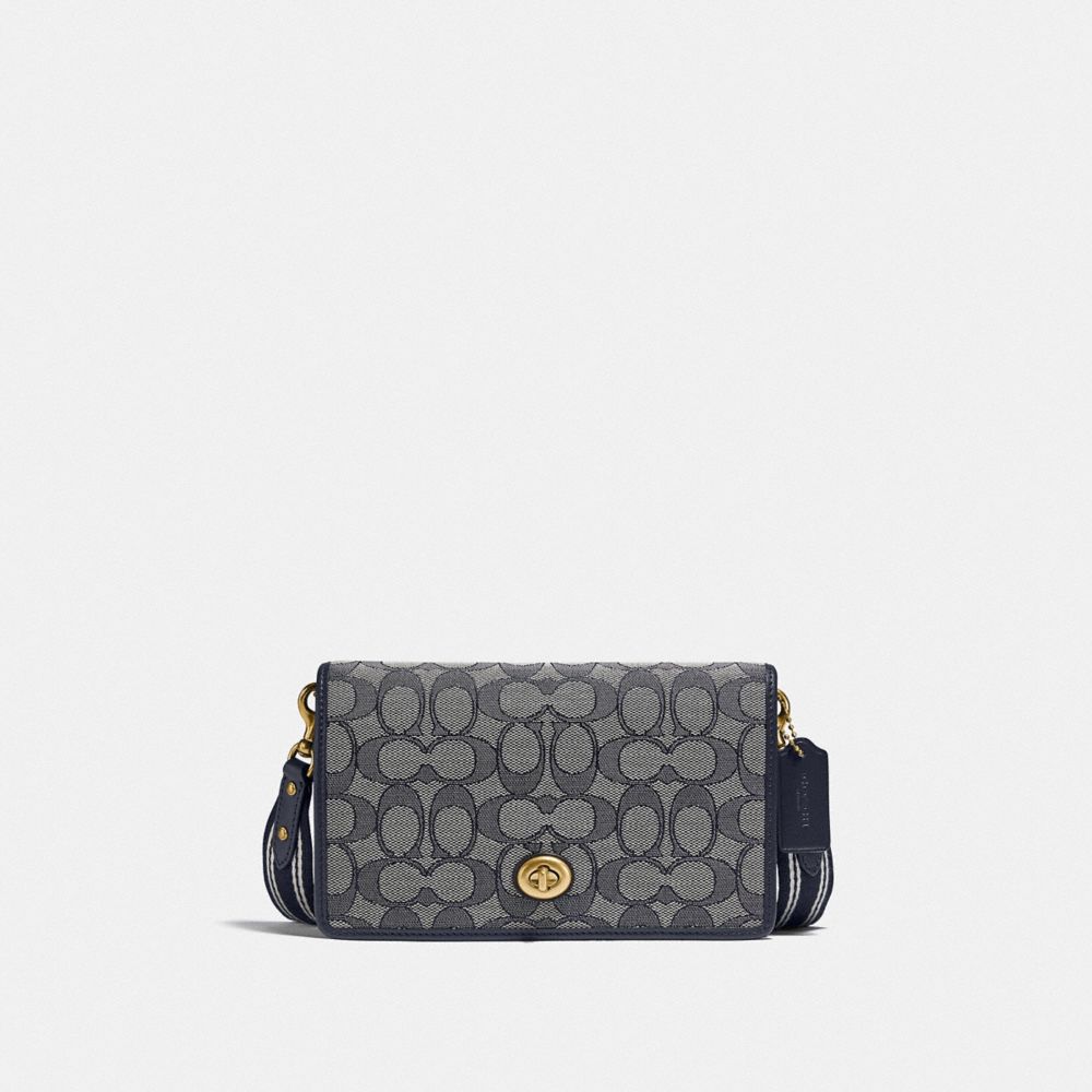 COACH Hayden Foldover Crossbody Clutch Bag In Signature Jacquard