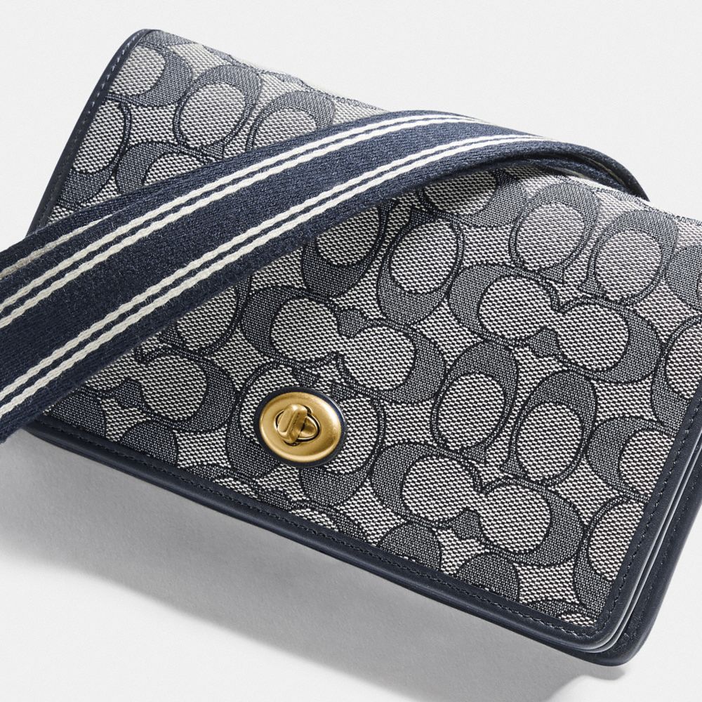 Coach Hayden Foldover Crossbody Clutch in Signature Jacquard