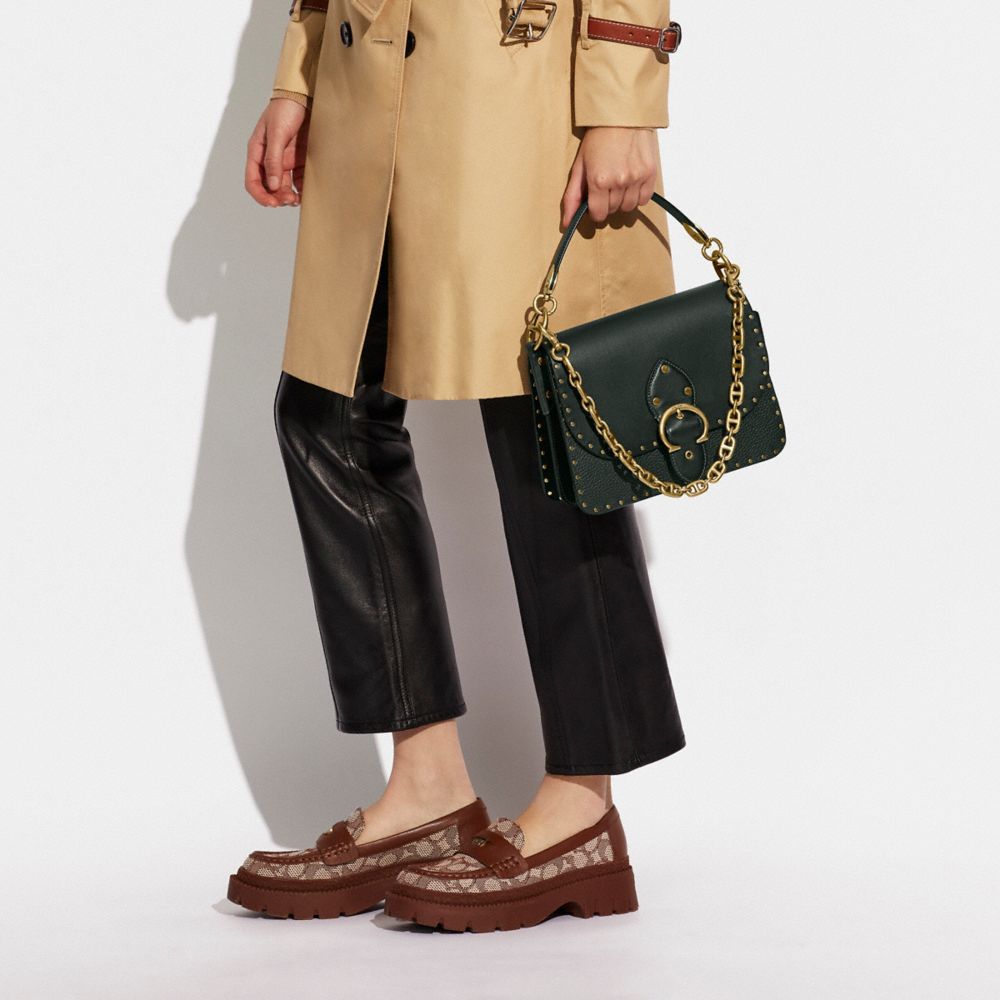 Beat Shoulder Bag With Rivets