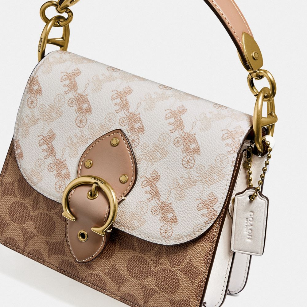Beat Shoulder Bag 18 With Horse And Carriage Print | COACH®