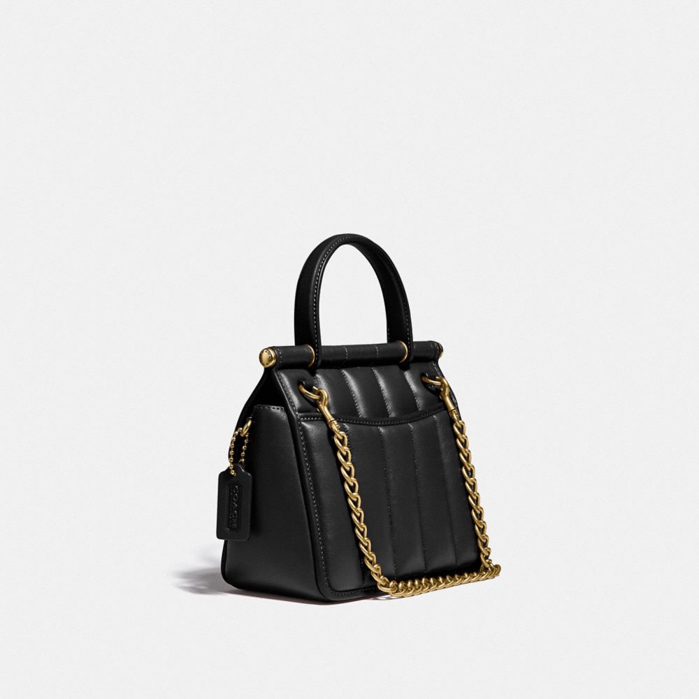 COACH®,Willis Top Handle 18 With Quilting,,Angle View