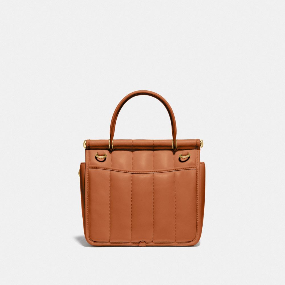COACH®,Willis Top Handle 18 With Quilting,,Back View