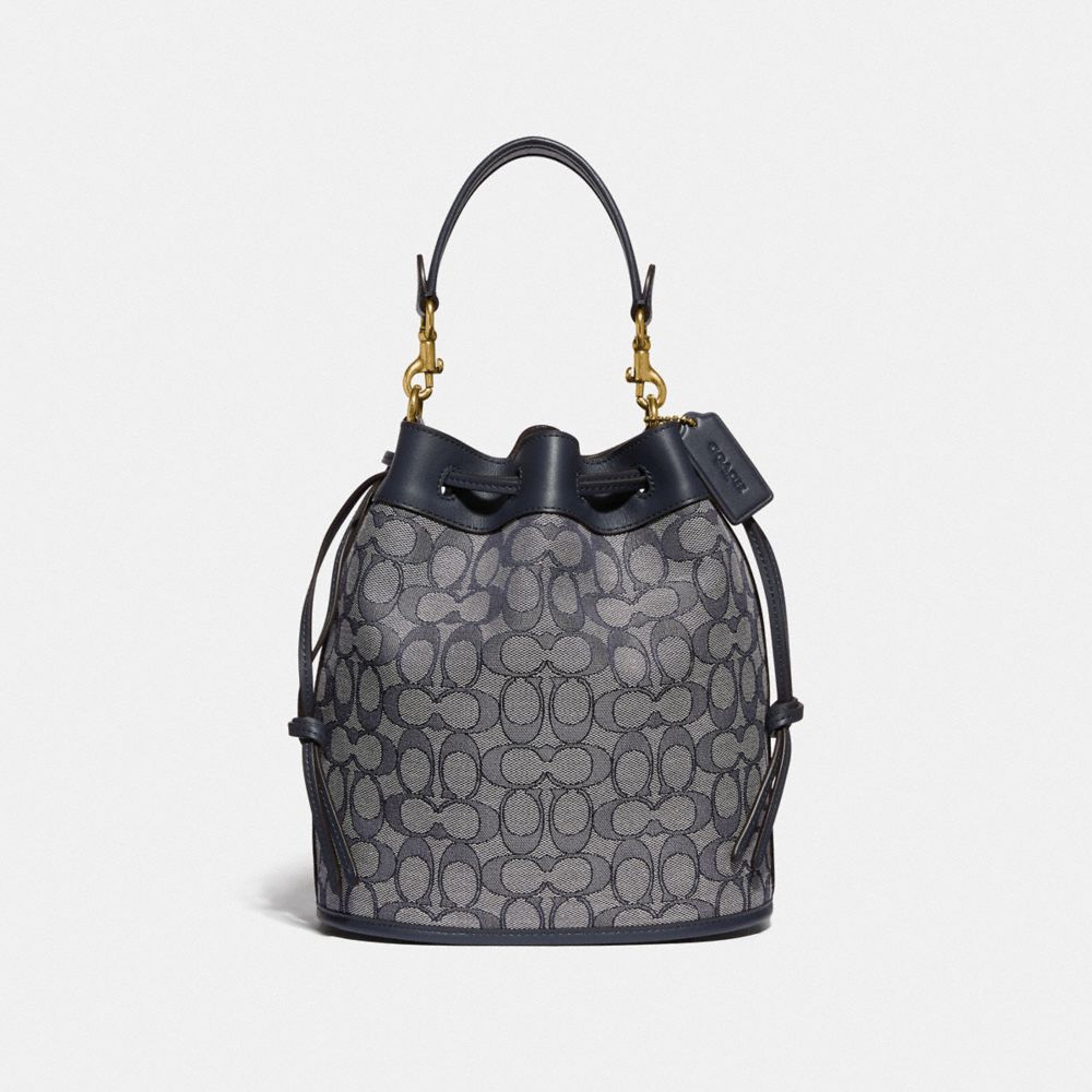 COACH Field Bucket Bag In Signature Jacquard - Macy's