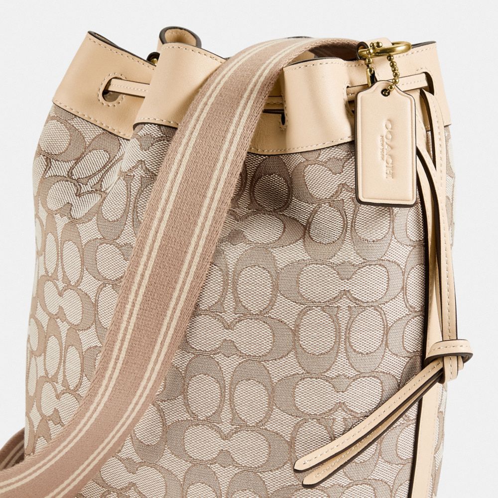 COACH Field Bucket Bag In Signature Jacquard - Macy's