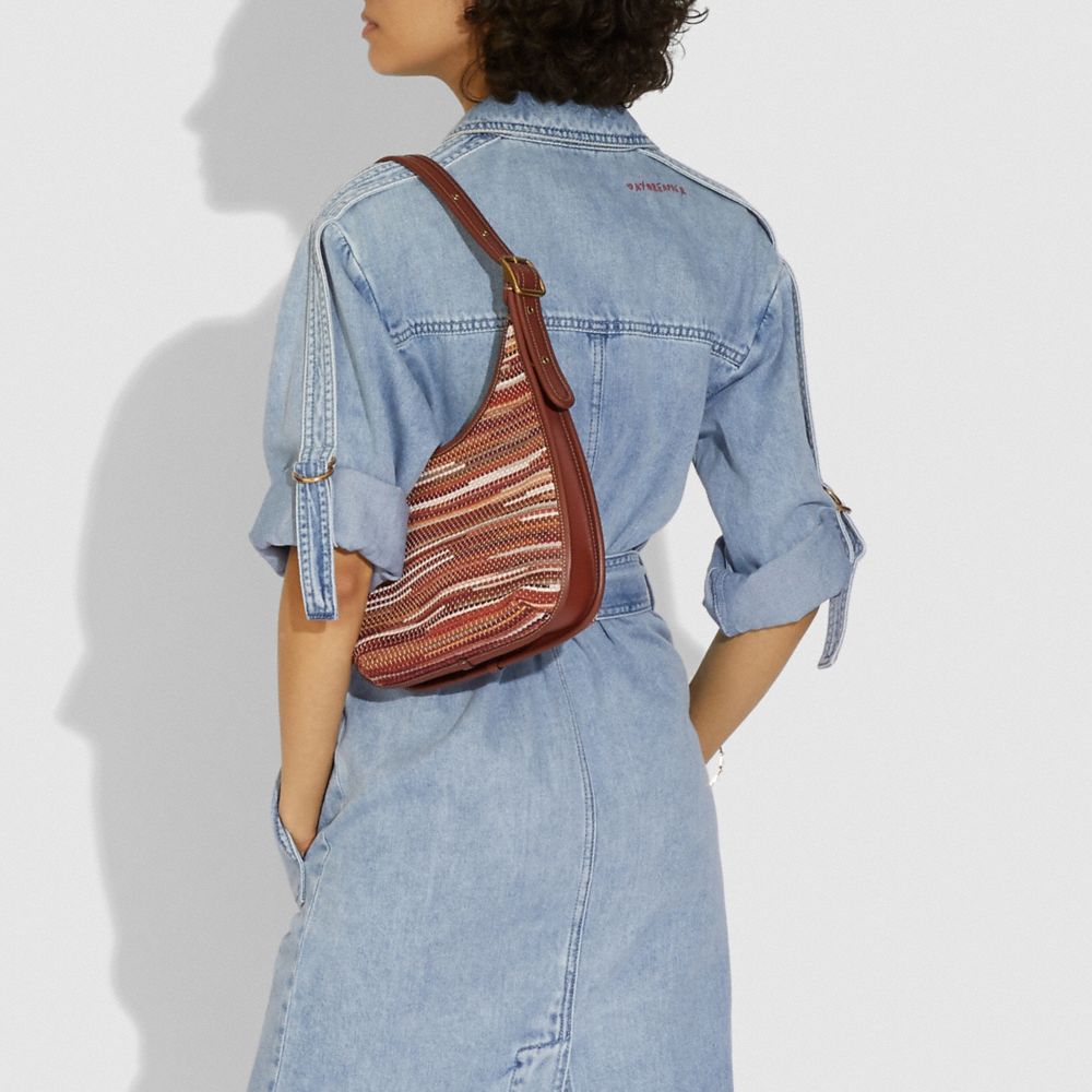 Ergo Shoulder Bag In Upwoven Leather