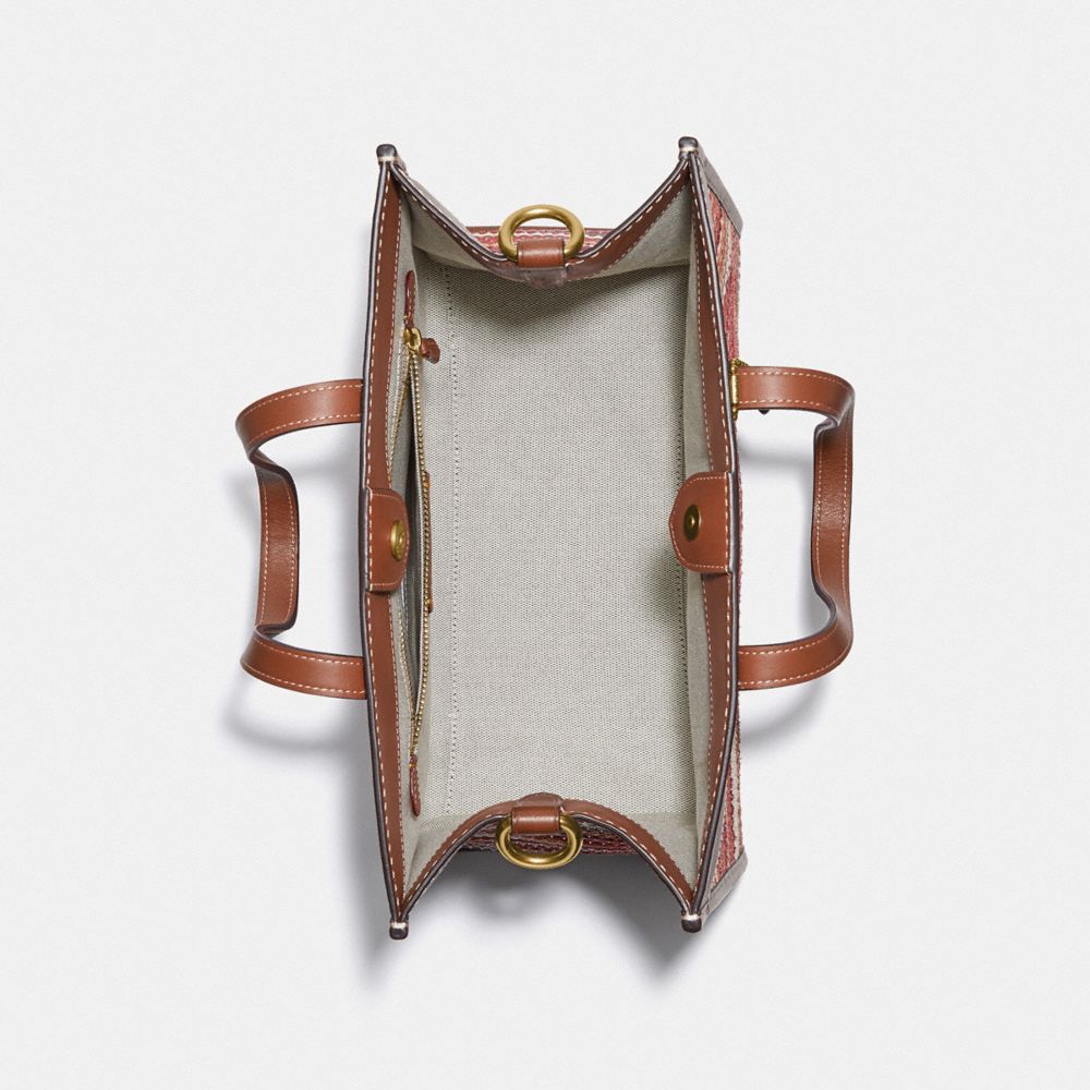 Field Tote 30 In Upwoven Leather