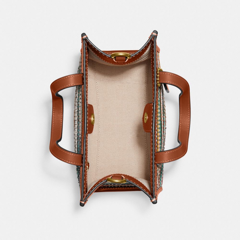 トートバッグ COACH Field Tote 22 In Upwoven Leather C3860 COACH® | Field Tote 22 In Upwoven Leather
