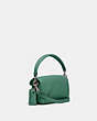 COACH®,PILLOW TABBY SHOULDER BAG 18,Nappa leather,Mini,Silver/Bright Green,Angle View