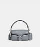 COACH®,PILLOW TABBY SHOULDER BAG 18,Smooth Leather,Mini,Silver/Grey Blue,Front View