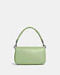 COACH®,PILLOW TABBY SHOULDER BAG 18,Smooth Leather,Mini,Silver/Pale Pistachio,Back View