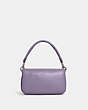 COACH®,PILLOW TABBY SHOULDER BAG 18,Smooth Leather,Mini,Silver/Light Violet,Back View