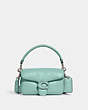 COACH®,PILLOW TABBY SHOULDER BAG 18,Smooth Leather,Mini,Silver/Faded Blue,Front View