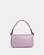 COACH®,PILLOW TABBY SHOULDER BAG 18,Smooth Leather,Mini,Pewter/Ice Purple,Back View