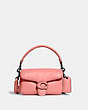 COACH®,PILLOW TABBY SHOULDER BAG 18,Nappa leather,Mini,Pewter/Candy Pink,Front View