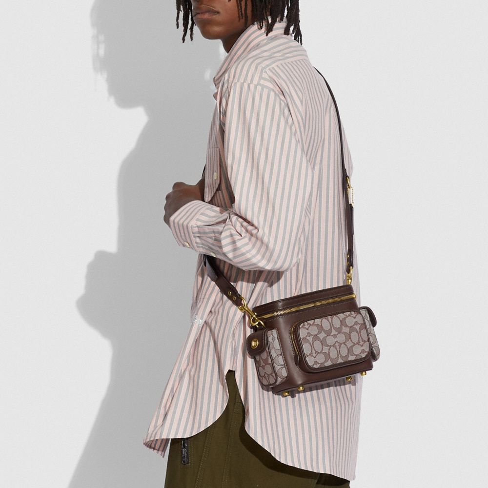 COACH® | Utility Crossbody 18 In Signature Jacquard