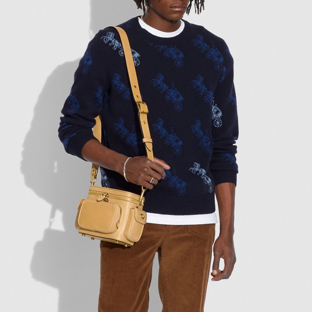 COACH®,Utility Crossbody 18 In Original Natural Leather,,Detail View