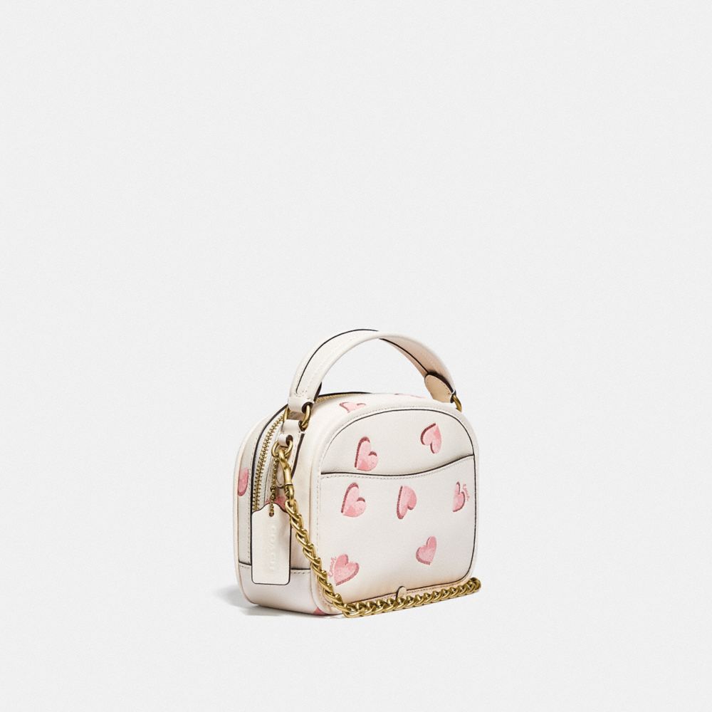 Coach, Bags, Iso Coach Lunchbox Top Handle With Heart Print