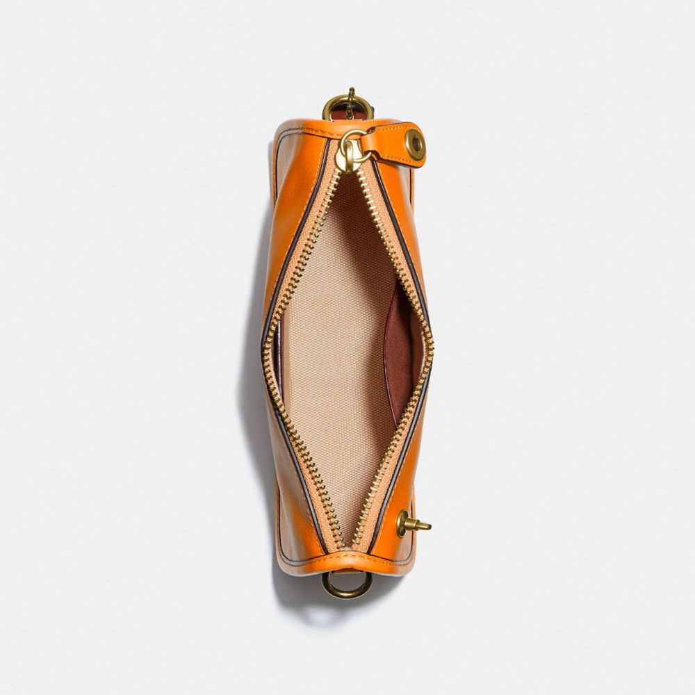 COACH®,Swinger Bag 20 In Original Natural Leather,,Inside View,Top View