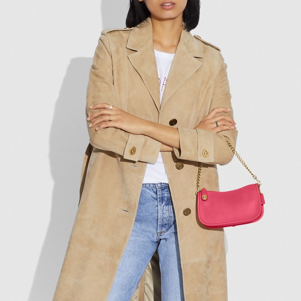 Swinger Bag 20 With Chain In Original Natural Leather