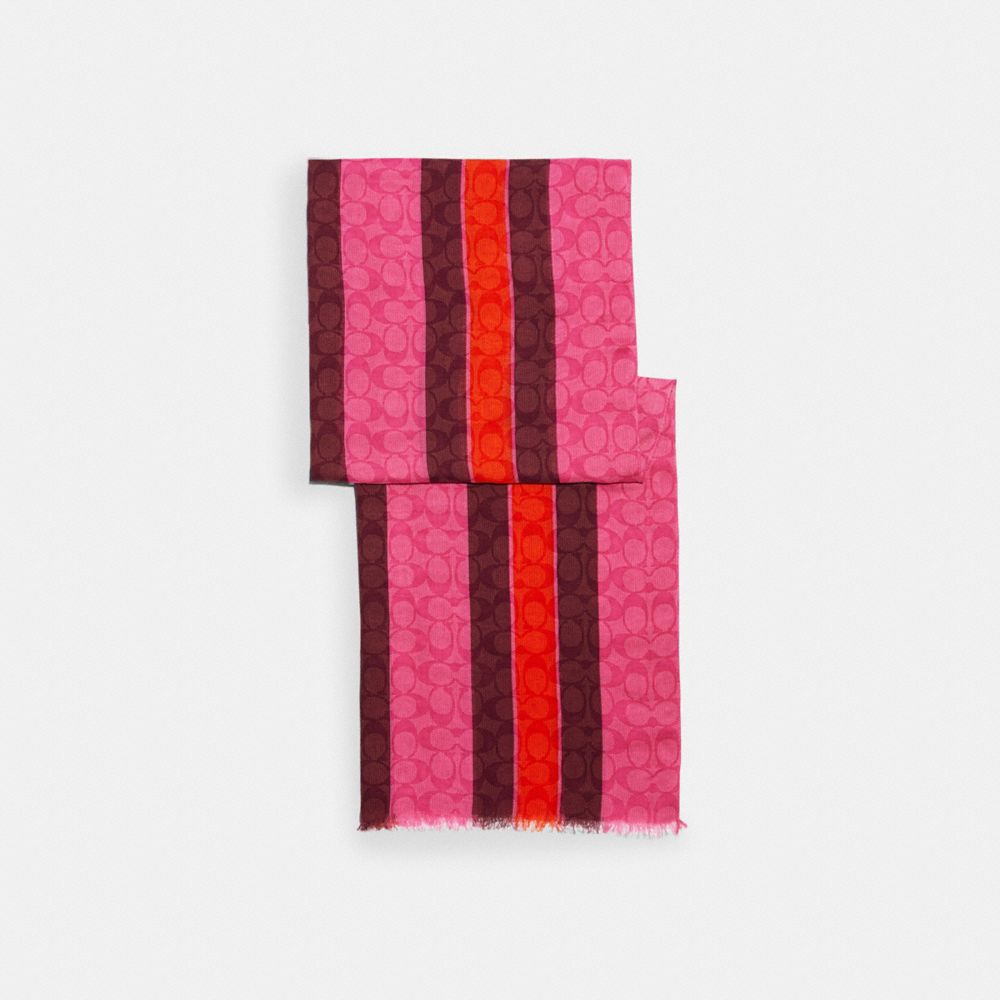 Signature Varsity Stripe Oblong Scarf