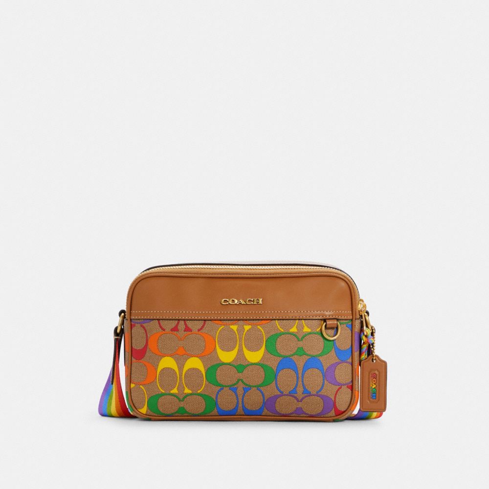 Coach outlet hot sale rainbow purse