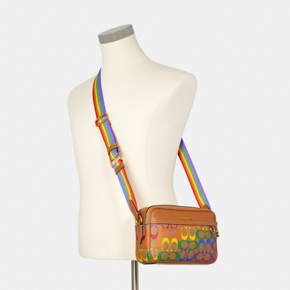 Academy crossbody in 2025 rainbow signature canvas