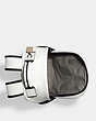 COACH®,EDGE BACKPACK IN COLORBLOCK SIGNATURE CANVAS,pvc,Large,Gunmetal/Chalk/Black,Inside View,Top View