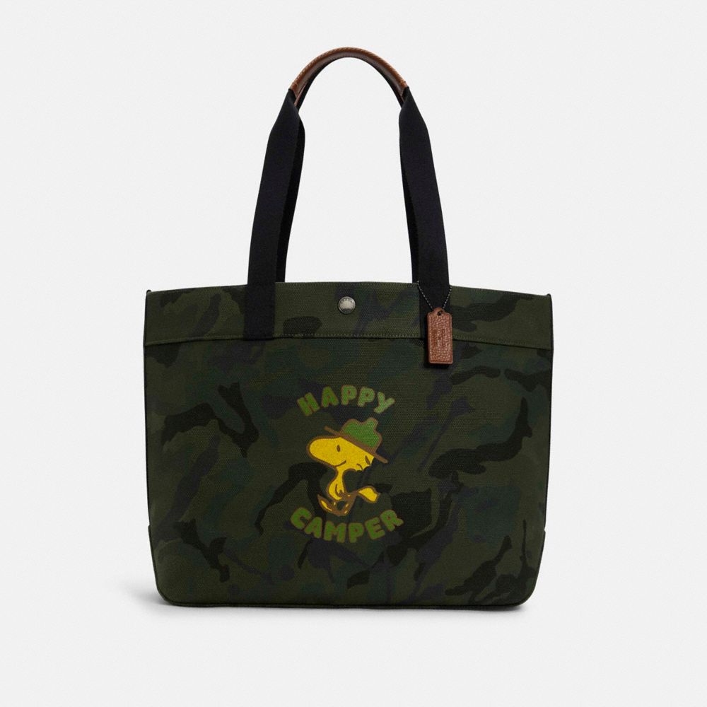 Coach X Peanuts Tote With Woodstock