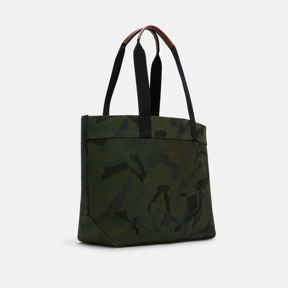 COACH®,Coach X Peanuts Tote With Woodstock,,Angle View